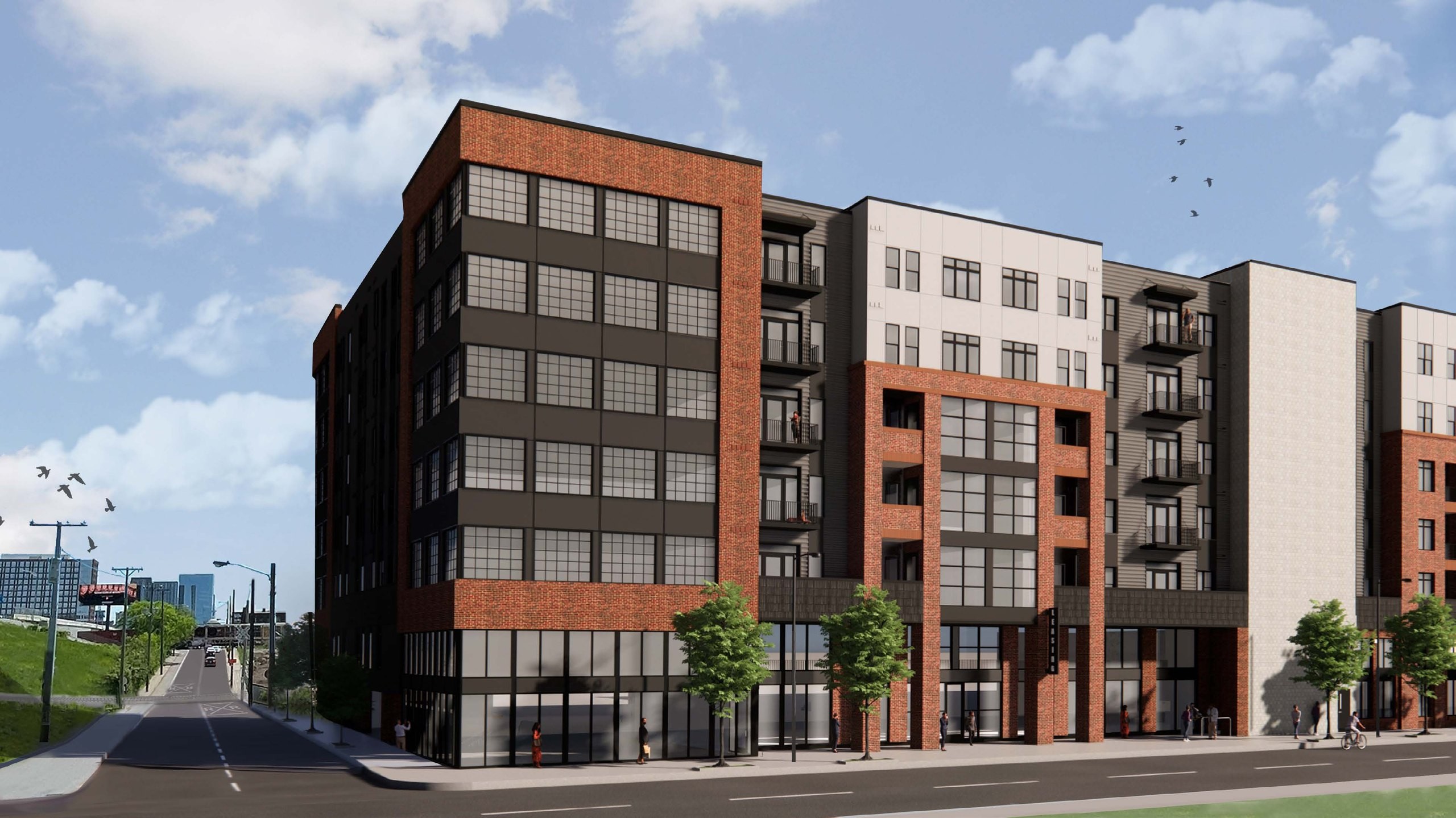 Rendering of a LEFT Development multifamily community